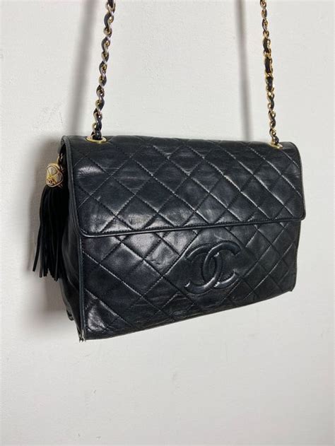 damen chanel tasche schwarz|chanel tasche gebraucht.